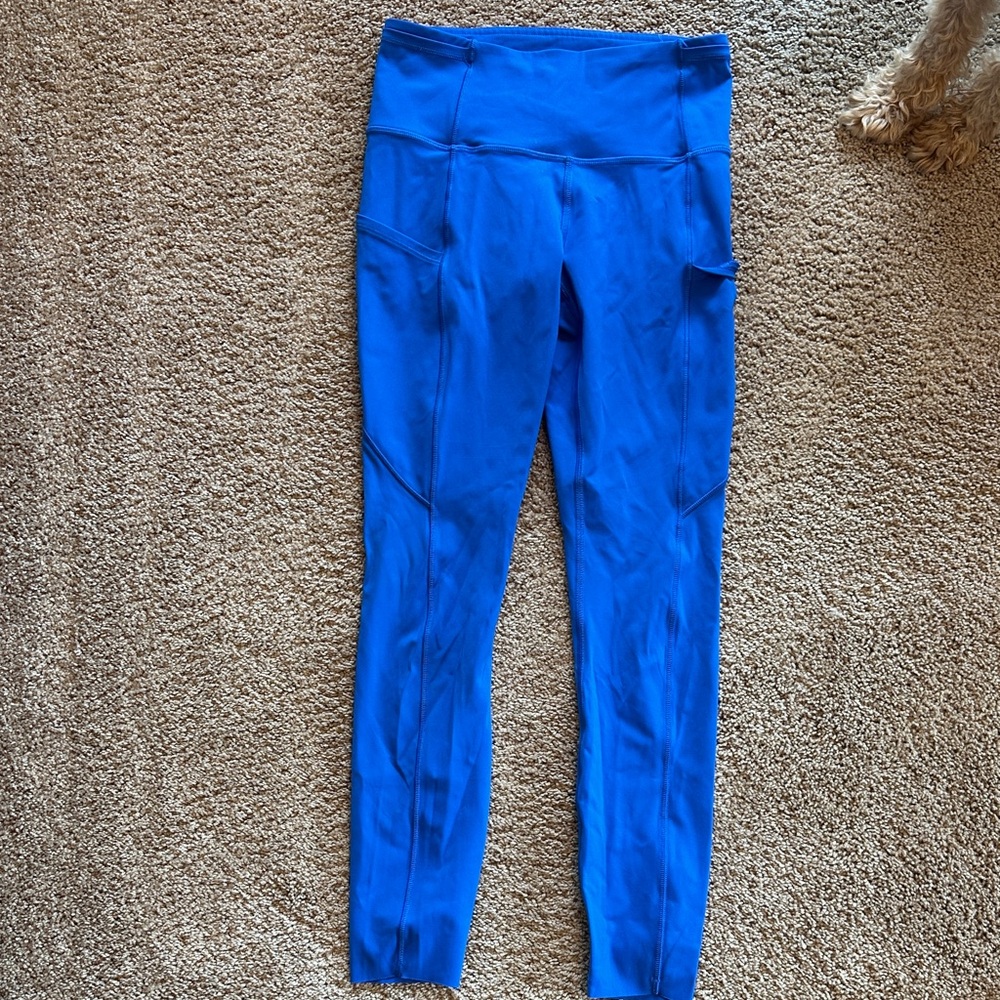 lululemon athletica Electric Blue High-Rise Pocket Leggings
